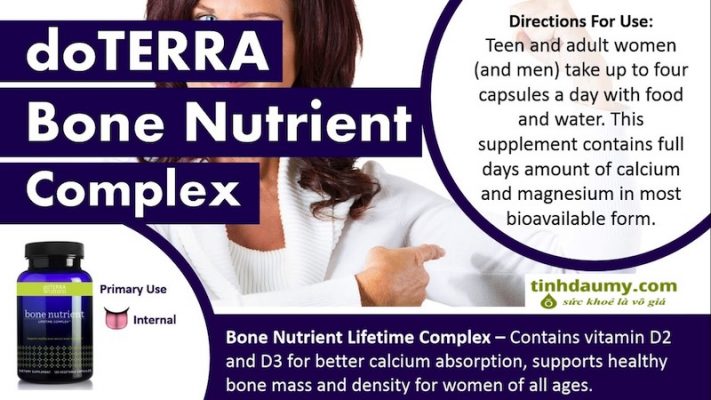 Bone nutrient complex - Dinh dưỡng cho xương khớp dành cho phụ nữ