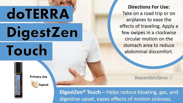 Tinh dầu Tiêu hoá bi lăn doterra DigestZen® Touch chuyên hỗ trợ trị liệu các vấn đề về tiêu hoá - tinhdaumy.com