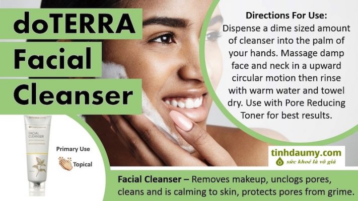 Sữa rửa mặt làm Sạch Da doterra Facial Cleanser - Tinhdaumy.com 