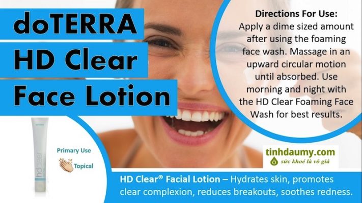 doterra HD Clear ® Facial Lotion - Dưỡng Ẩm Cho Da Mặt