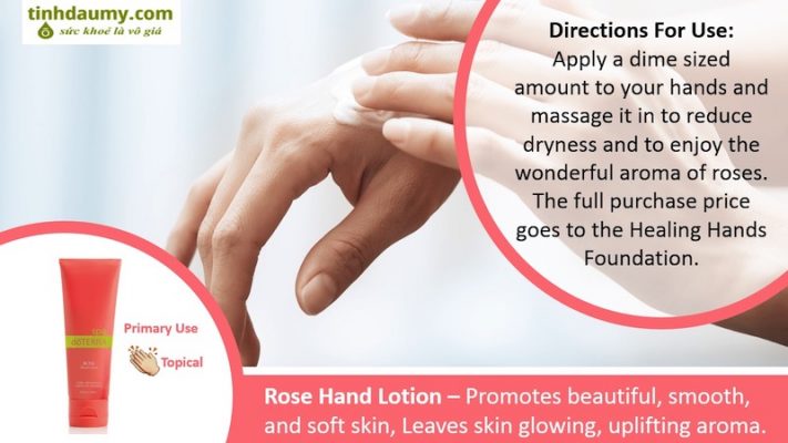 Rose Hand Lotion - Dưỡng Ẩm Tay Hương Tình Dầu Hoa Hồng