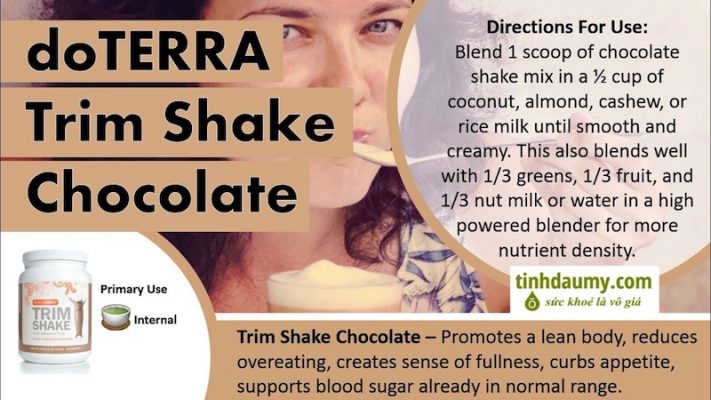 Slim & Sassy® TrimShake-Chocolate - Dinh dưỡng thay thế bữa ăn chính