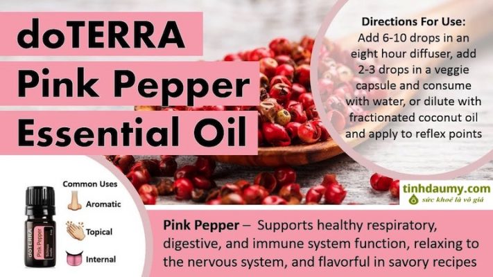 Tinh dầu Hạt tiêu hồng doterra Pink Pepper - Tinhdaumy.com 