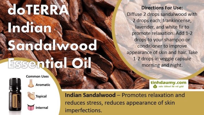 Tinh dầu Đàn hương Ấn Độ doterra Sandalwood (Indian)